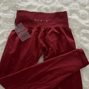 NVGTN Maroon Leggings